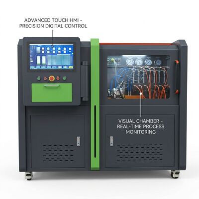 CRB-D1500 Ağır Güçlü Fan Soğutma ile Common Rail Pompa Test Bankası 50.000+ Çalışma Saati ve Basitleştirilmiş PLC Kontrolü