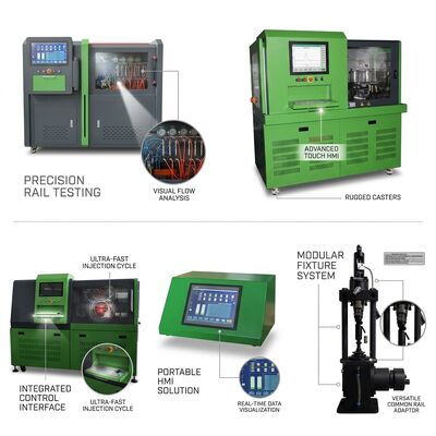 CRP-IoT Akıllı Bağlantılı Common Rail Pompa Deneme Benchi, 11Kw Motor 2500 Bar Basınç ve WiFi Uzaktan İzleme