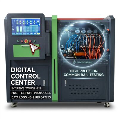 CRP-Duo Plus Çift İstasyonlu Common Rail Pompa Test Cihazı, 2500 Bar Basınç, 11Kw Motor ve Otomatik Rapor Yazıcılı