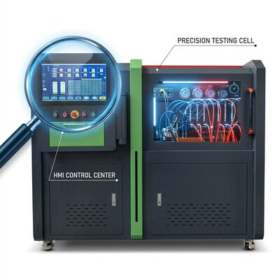 CRP-Kompakt Taşınabilir Ortak Ray Pompası Test Cihazı, 1800 Bar Basınç, 3Kw Tek Fazlı 220V Motor ve 85kg Mobil Tasarım